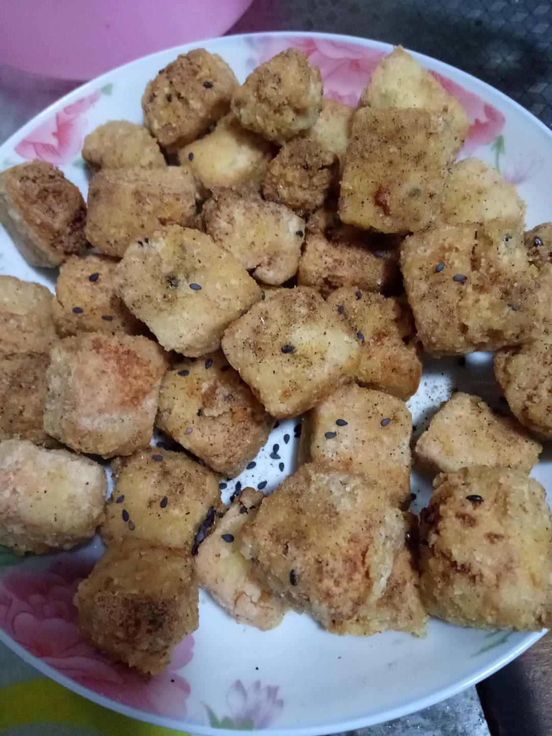 椒盐豆腐块的做法