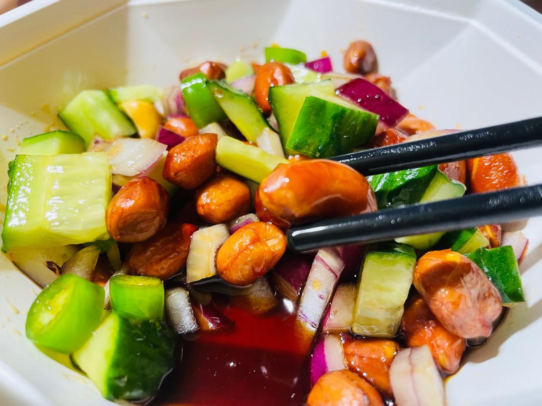 简单好吃的【老醋花生】