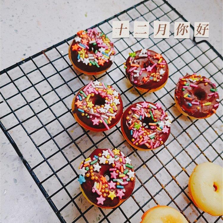 甜甜圈蛋糕🍩IKEN华夫饼机4x3（植物油版）可烤箱