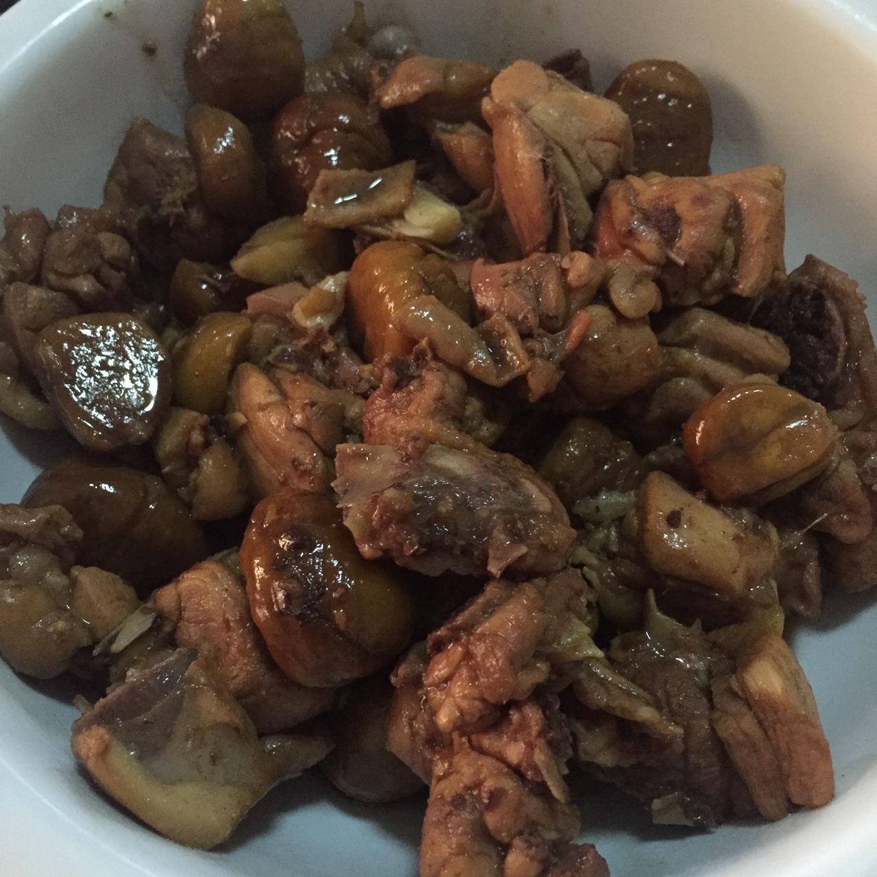 销魂板栗鸡