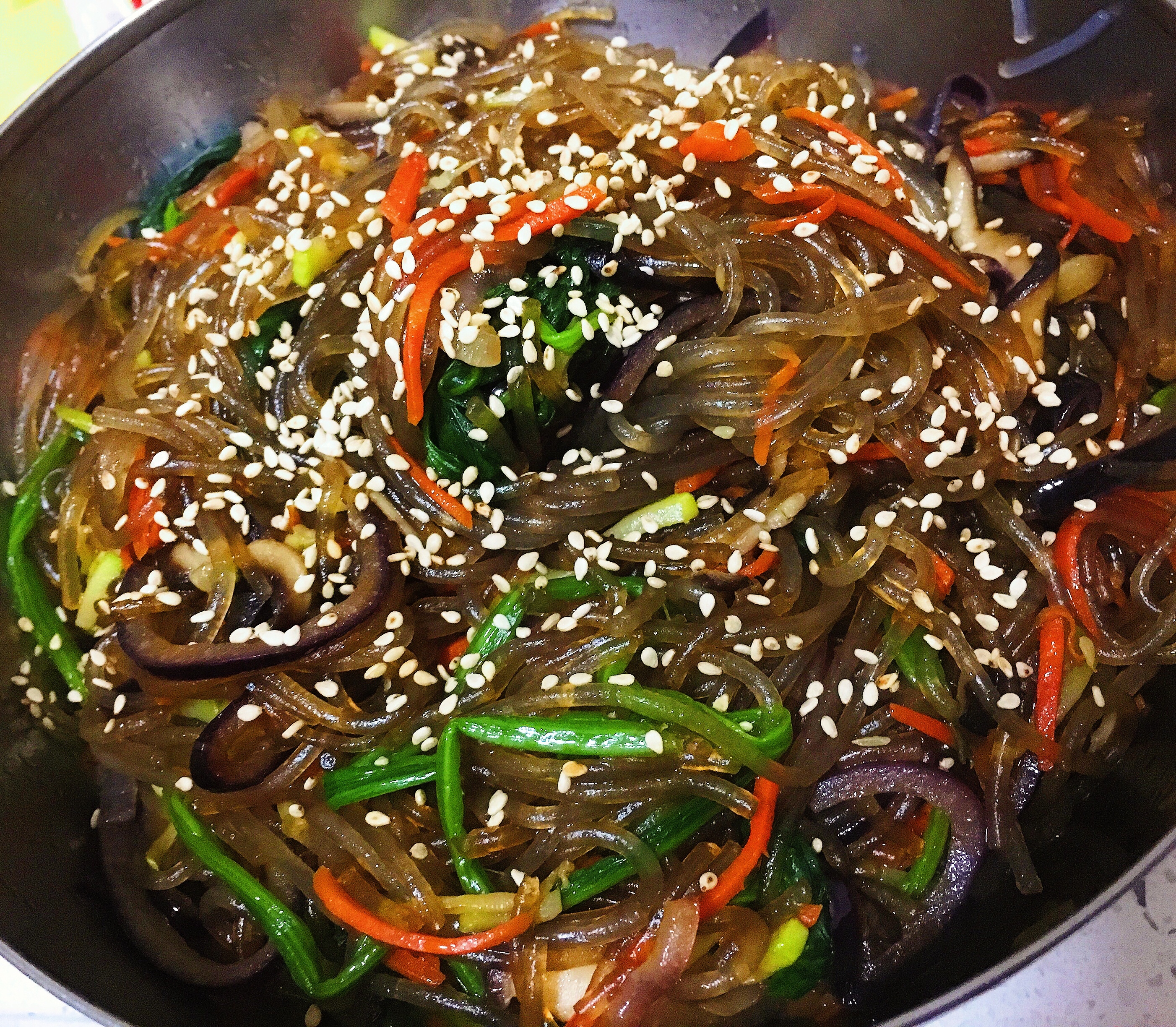 韩式粉条炒杂菜（无肉版）的做法