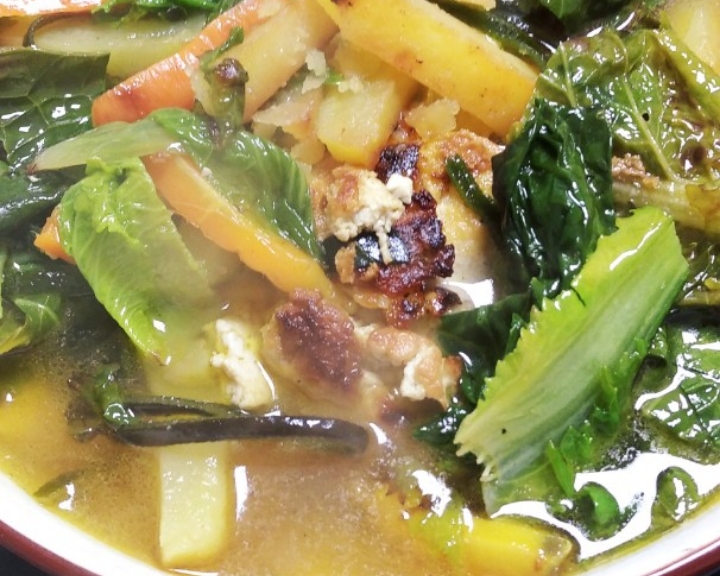 五行蔬菜汤的做法