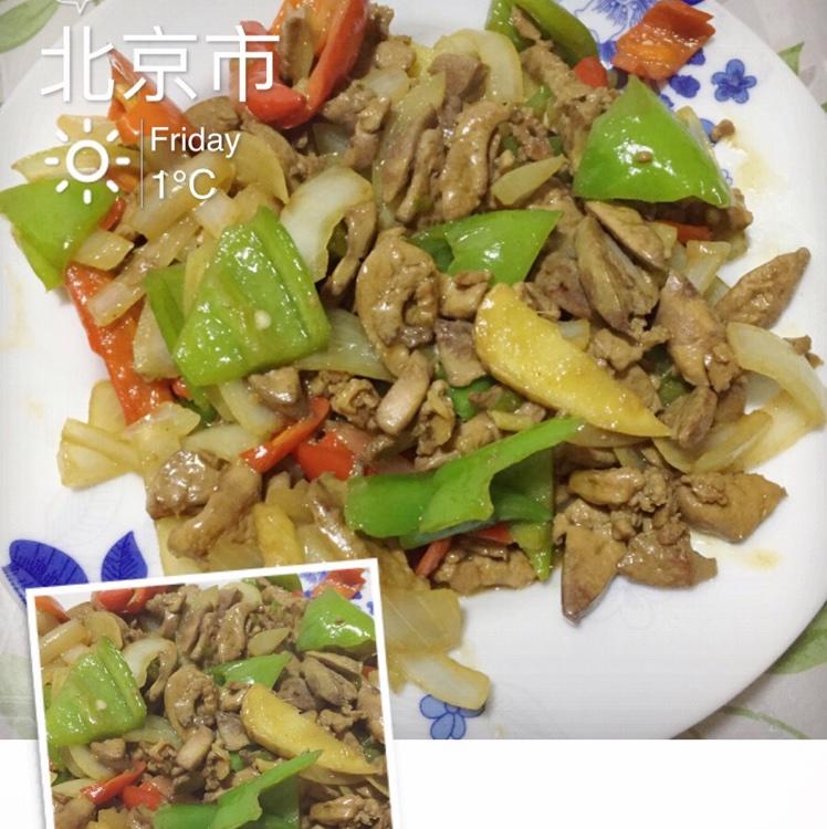 爆炒鸡肝
