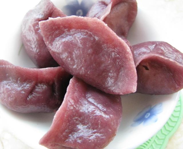 紫薯牛肉饺的做法