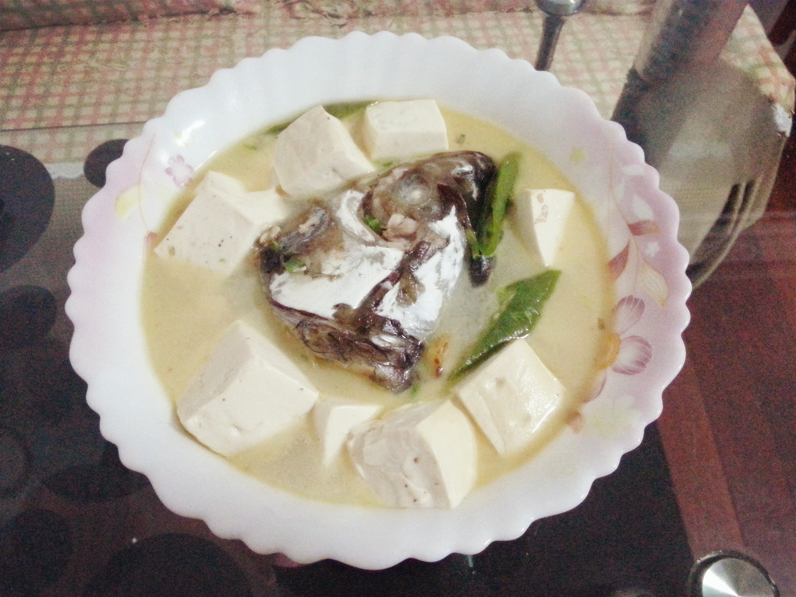 鱼头豆腐煲