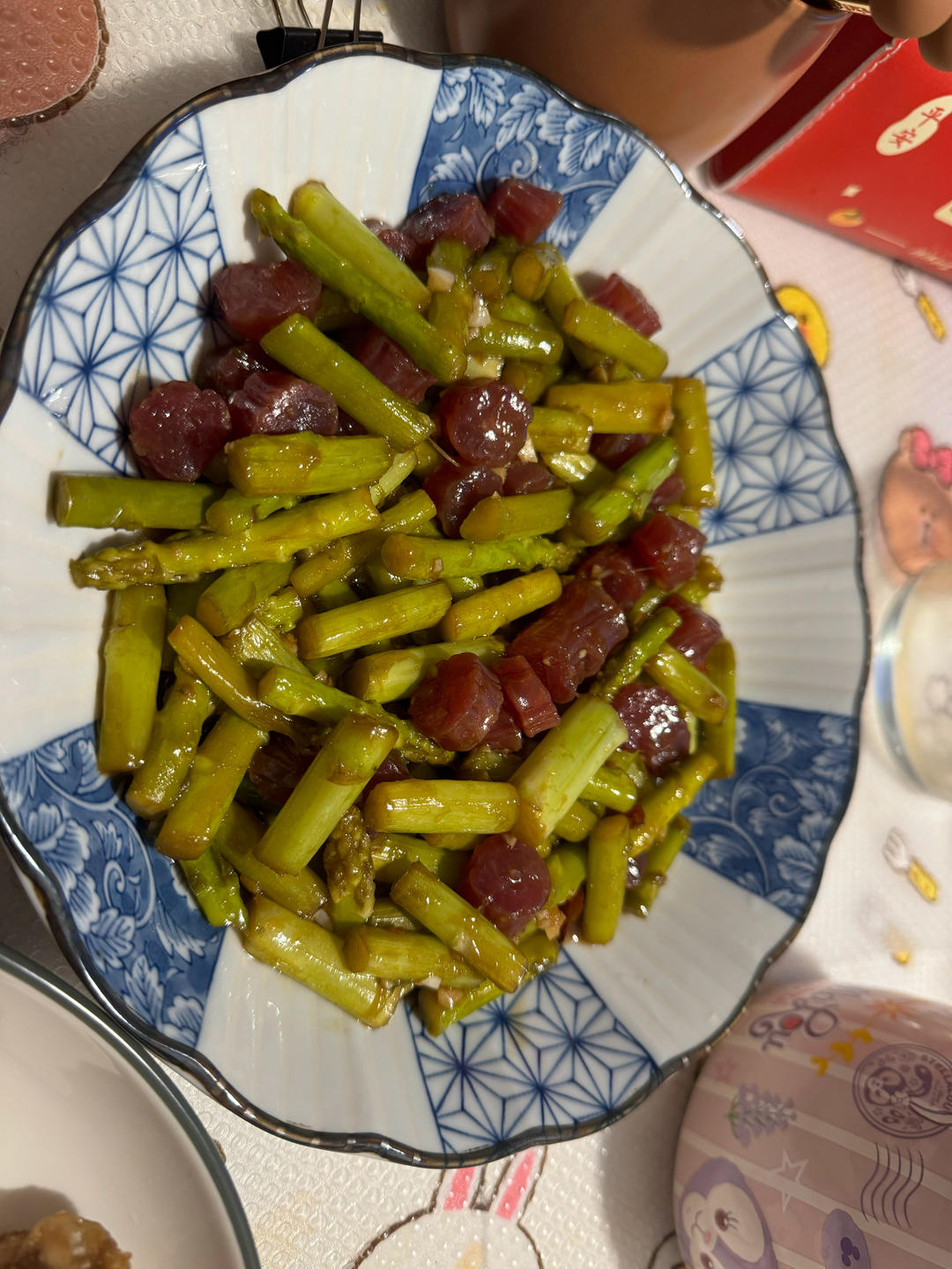 白灼芦笋