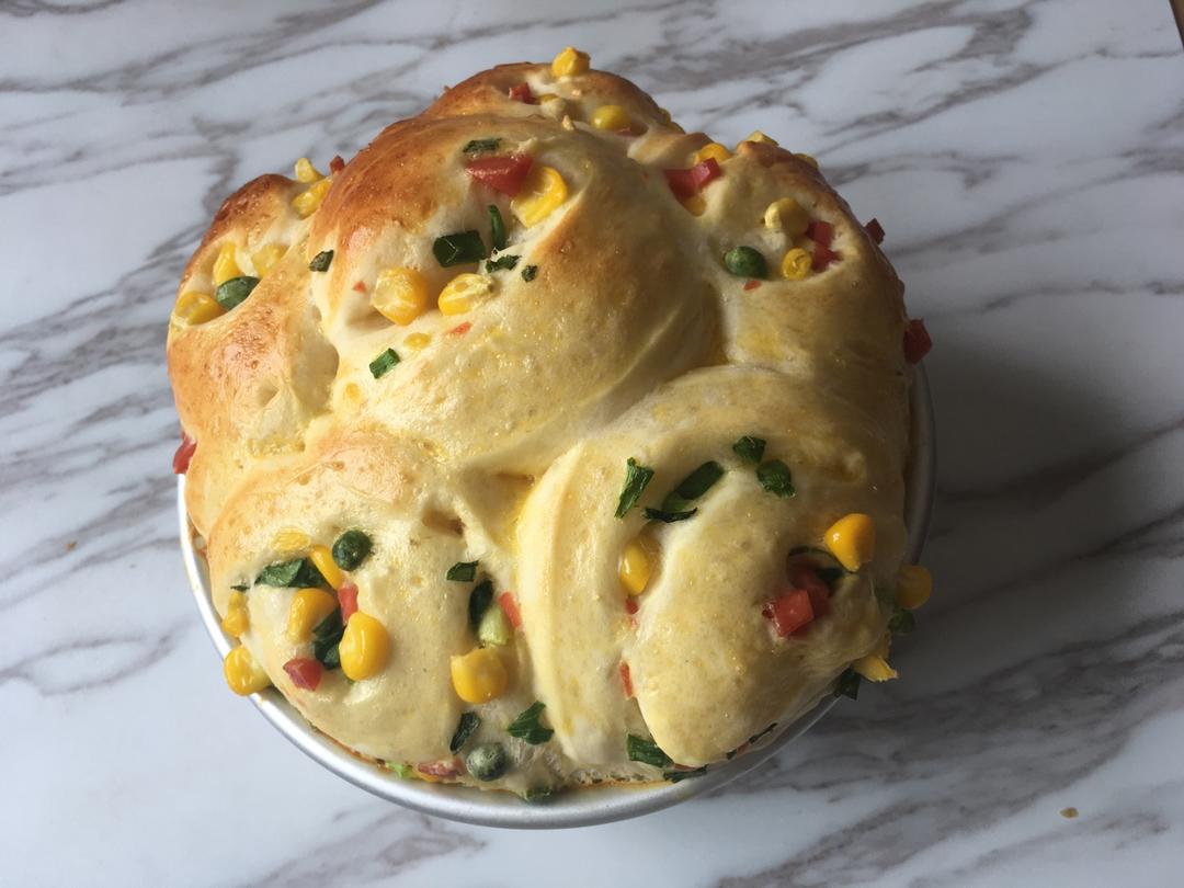 杂蔬火腿芝士卷