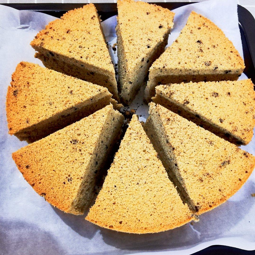 8寸抹茶戚风蛋糕