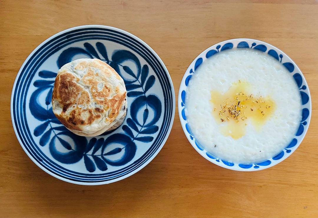 复刻汕头爆火🔥黑芝麻糊炖奶🥛养生又好吃！
