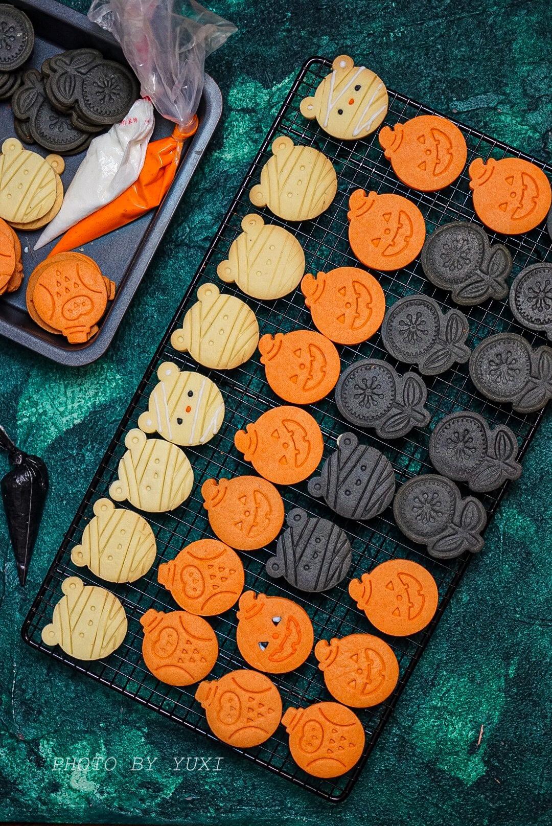 万圣节不变形的饼干胚的做法