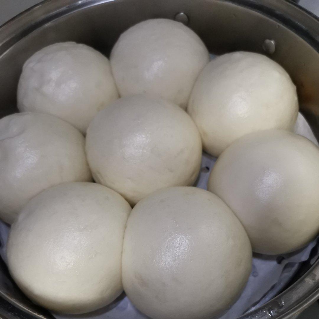 烫面馒头（一次发酵，个个水光肌）