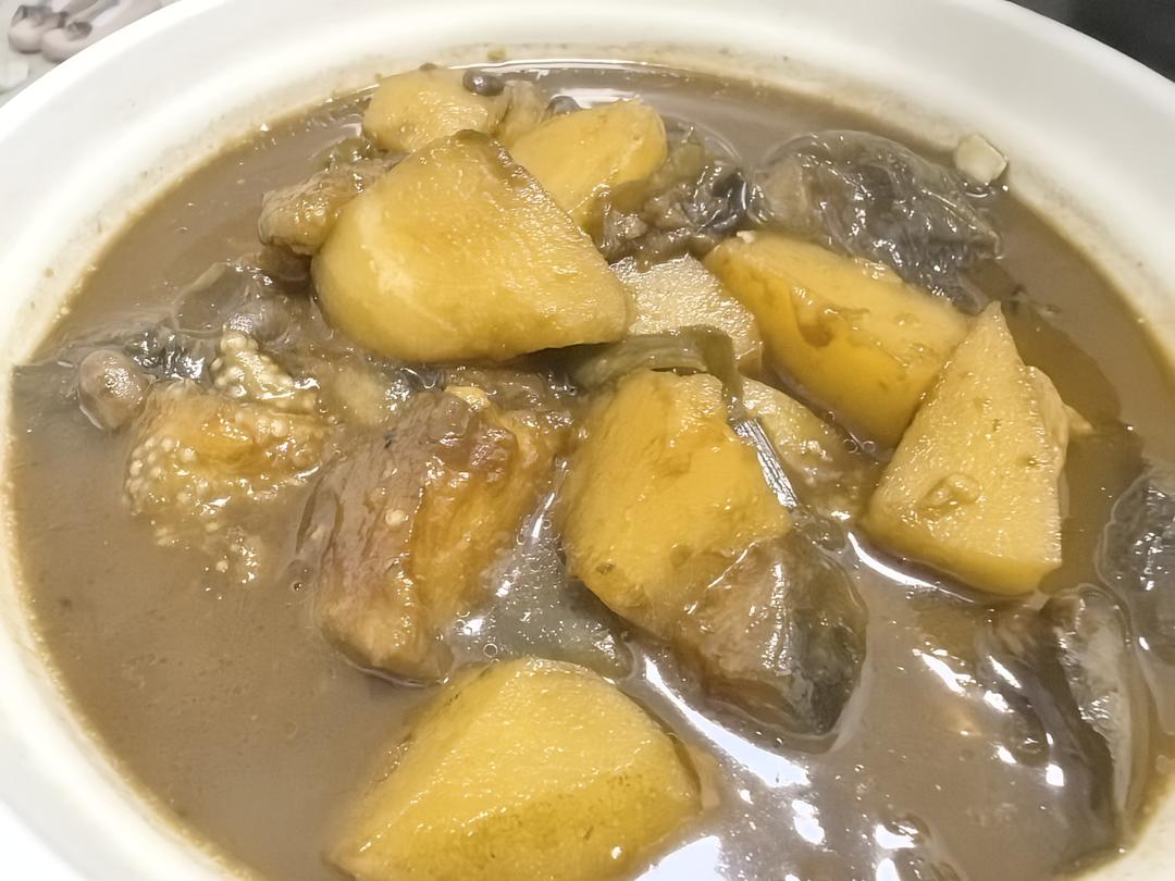 【超下饭】土豆炖茄子