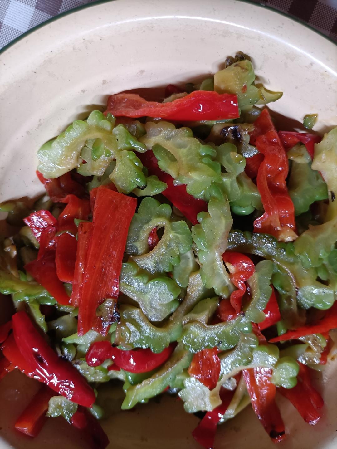 干煸苦瓜的做法