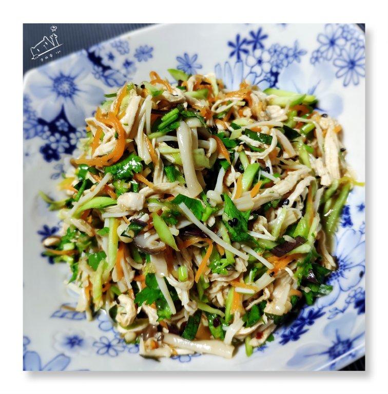 夏日开胃菜 凉拌鸡丝（手撕鸡）