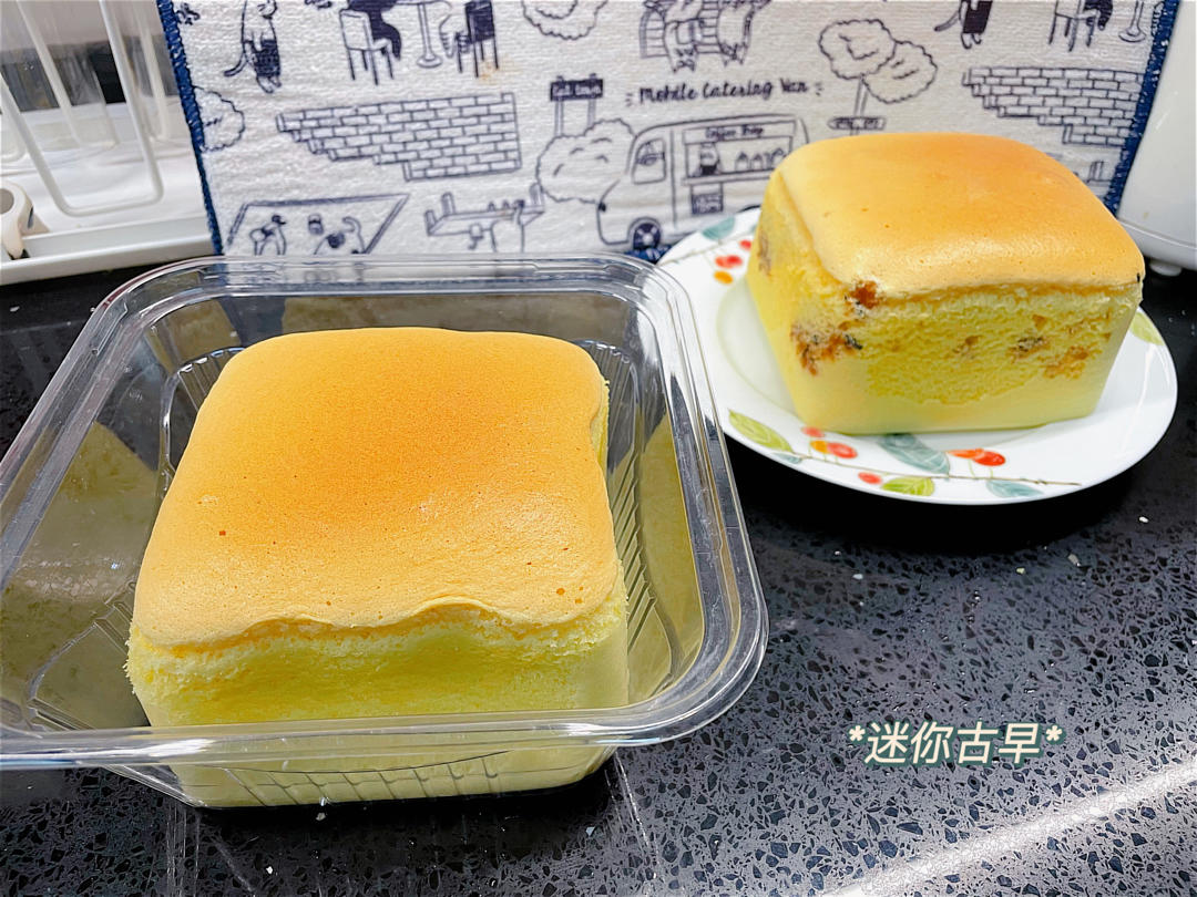 不回缩不开裂迷你古早蛋糕
