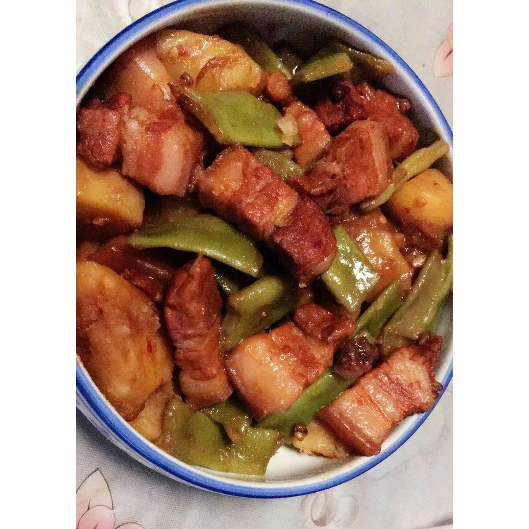 红烧肉土豆豆角