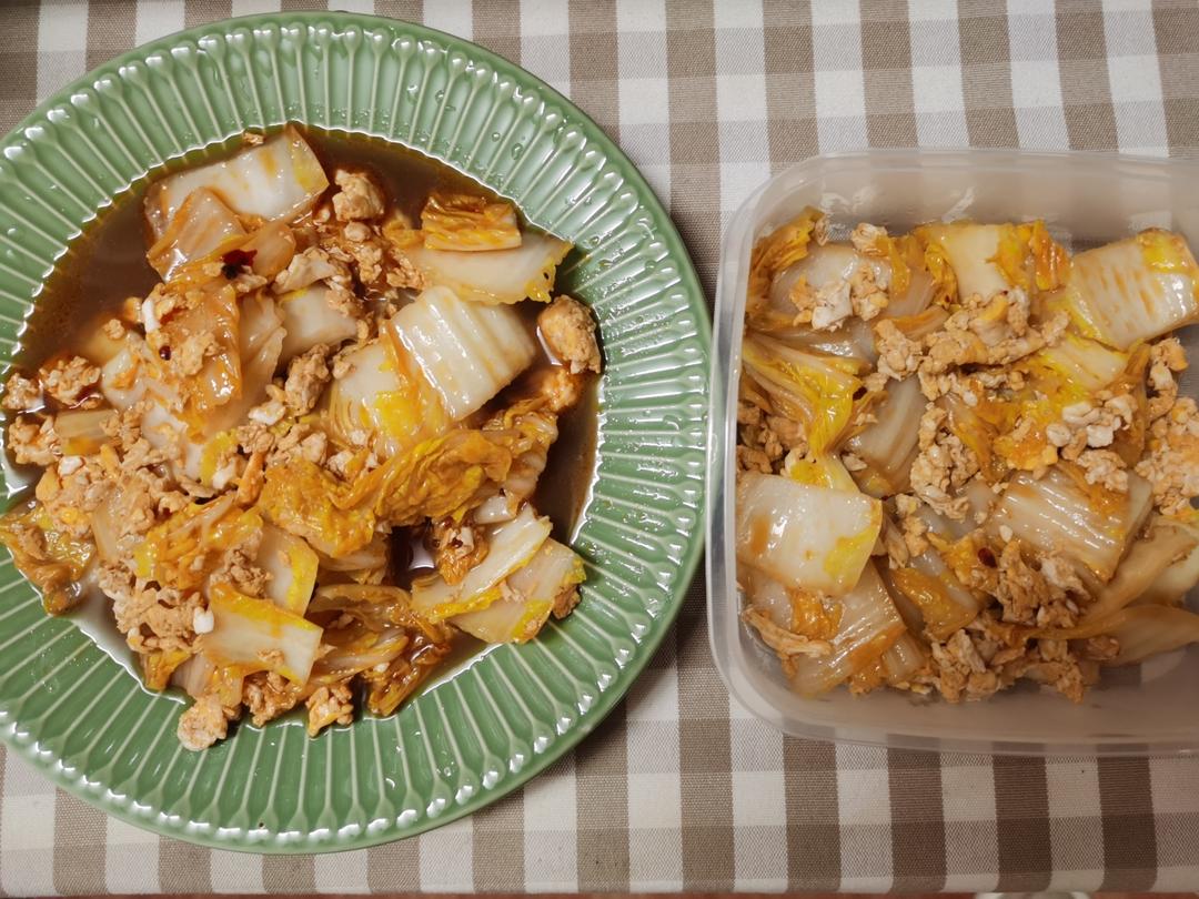 家常白菜炒鸡蛋