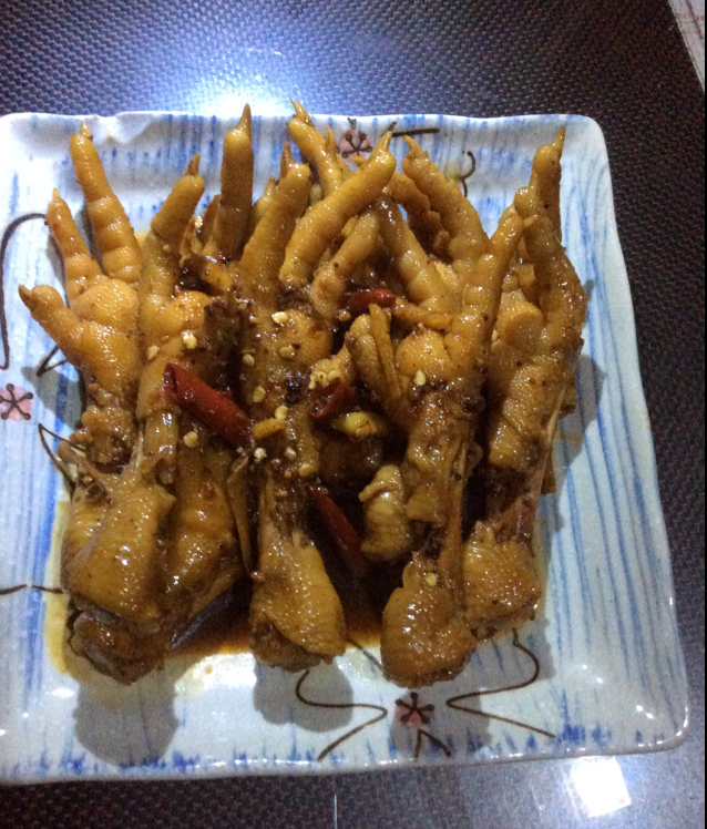 香辣卤鸡爪
