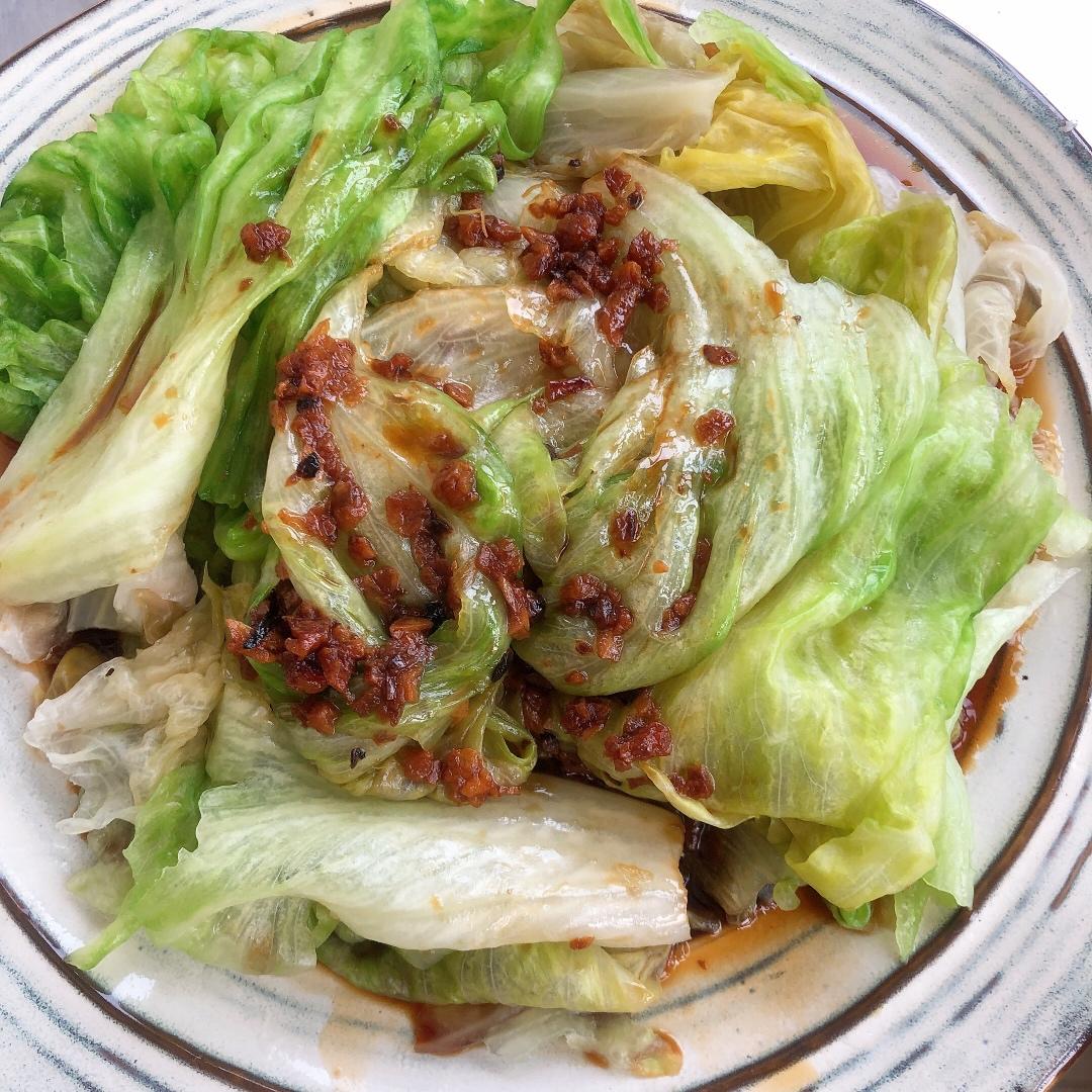 白灼生菜