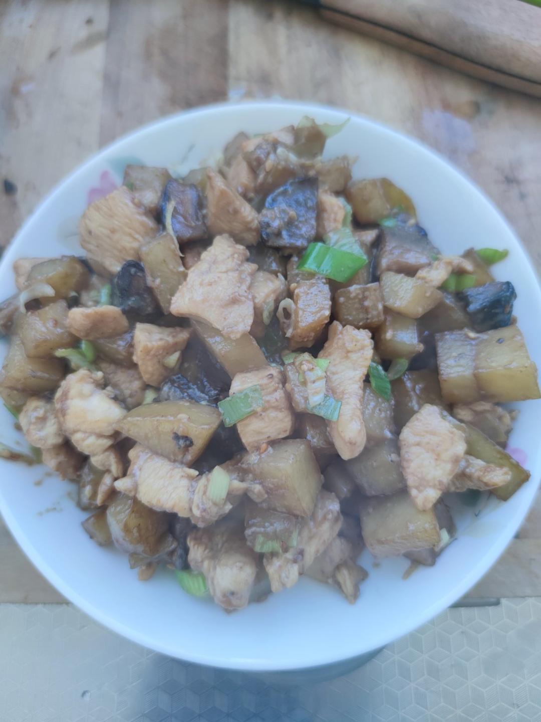 孜然土豆鸡胸肉，香辣下饭