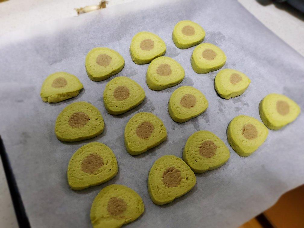🥑免打发，免模具，清新小可爱—牛油果造型曲奇饼干