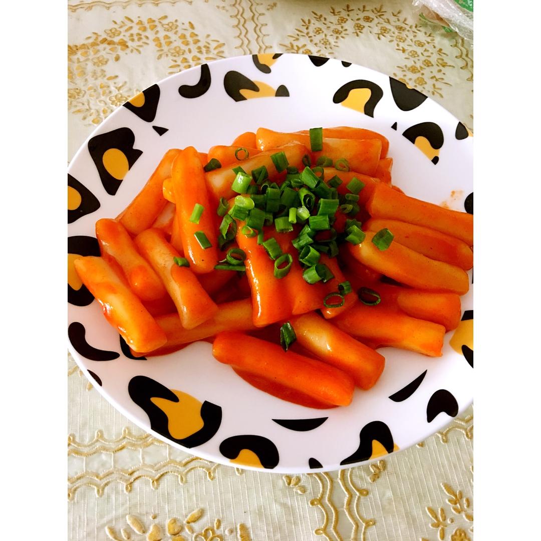 韩式辣炒年糕（or网红芝士套路之芝心年糕）