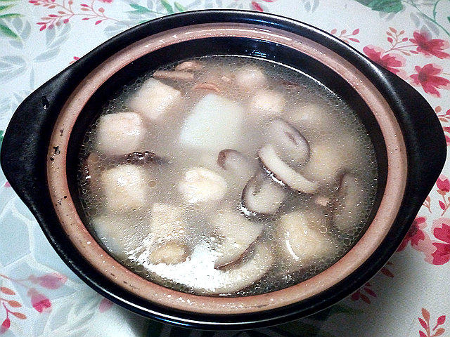 香菇山药汤的做法