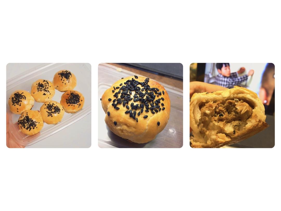 泳式鲜肉榨菜月饼