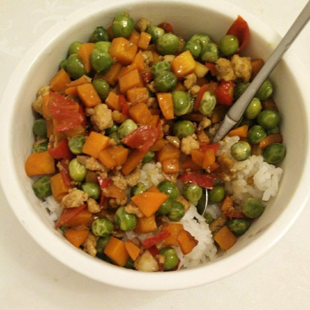 豌豆炒肉末