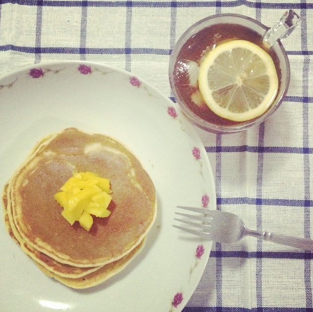 超级简单pancake【无黄油健康版】