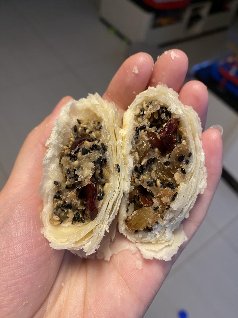 苏式五仁月饼--大包酥快手做出的层次分明