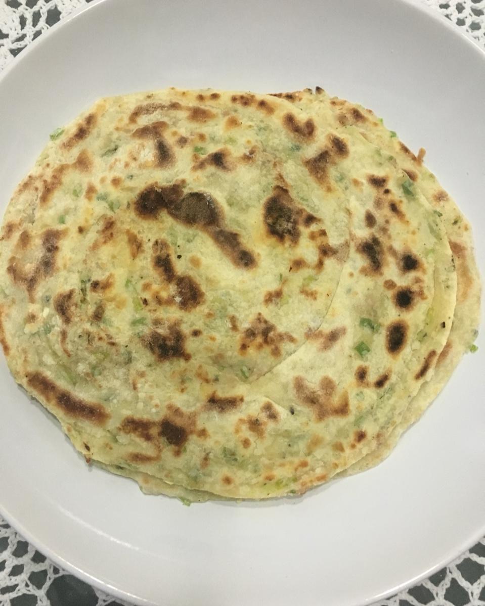 自制葱油饼