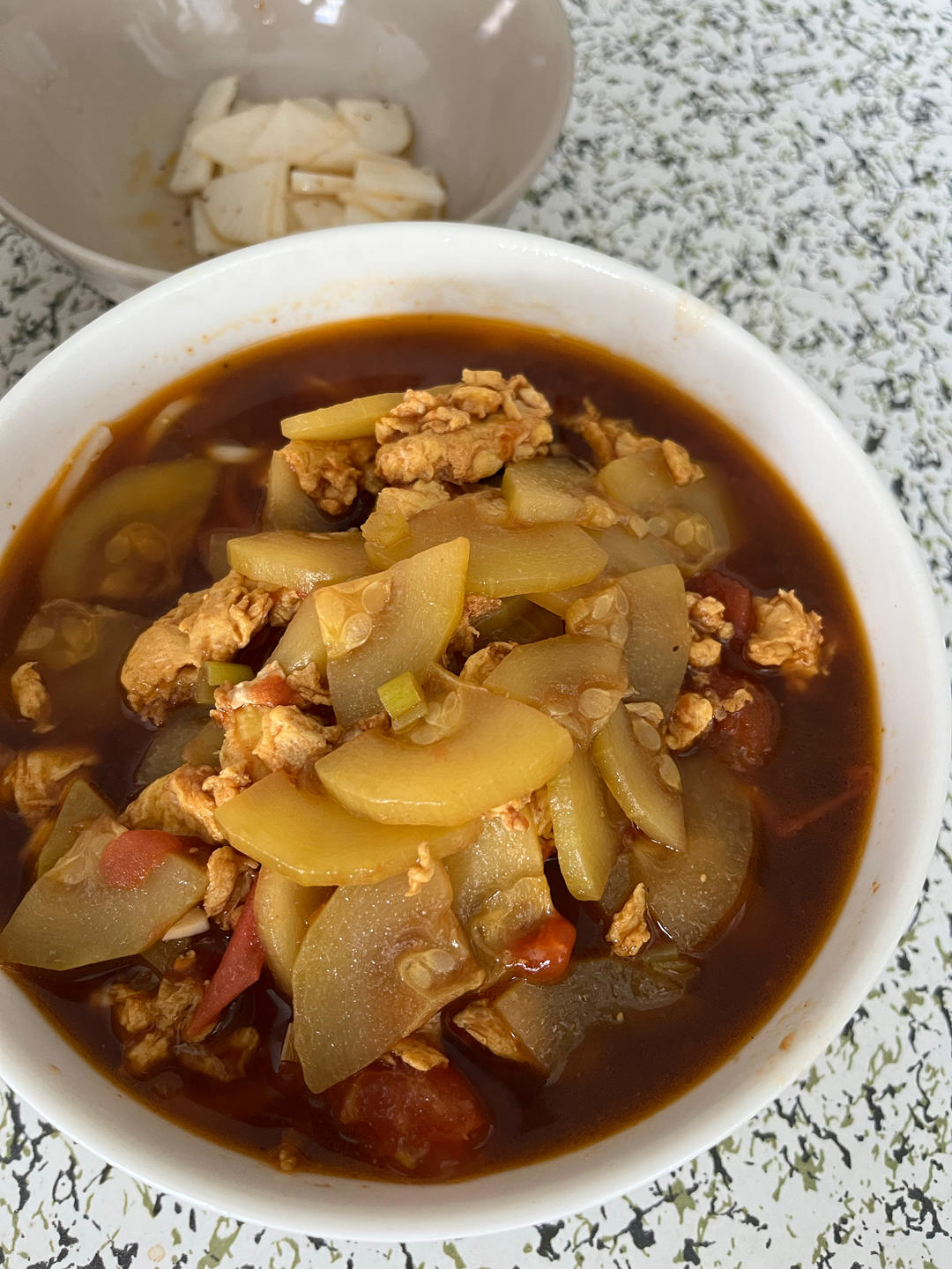 西葫芦番茄鸡蛋面🍜