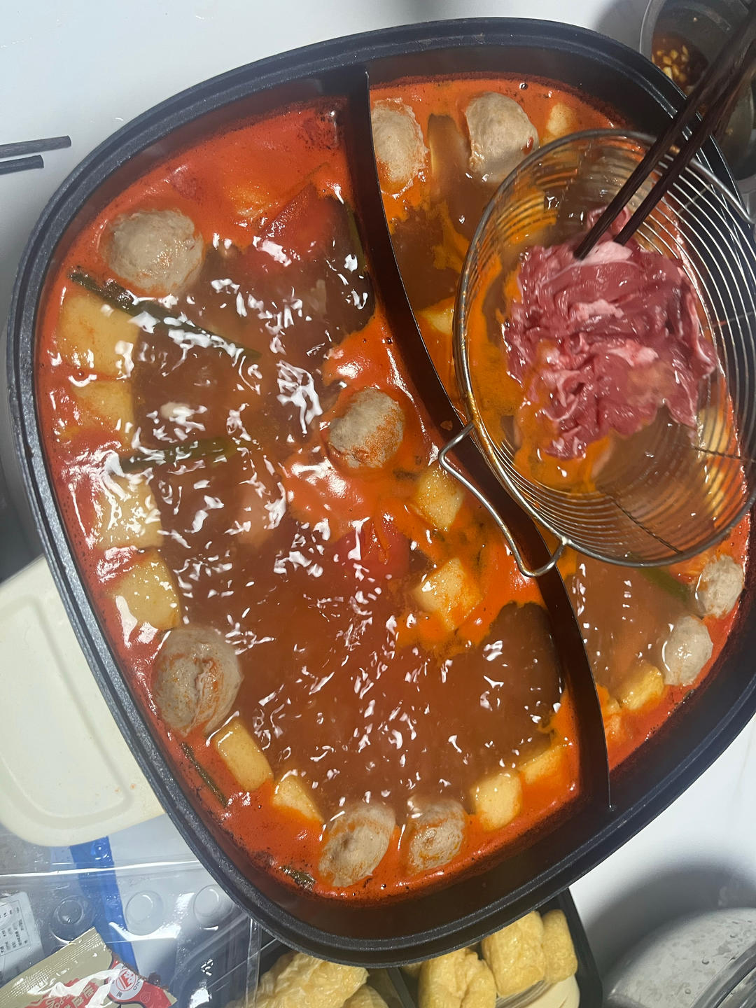 简单自制万能番茄火锅汤底（详细）