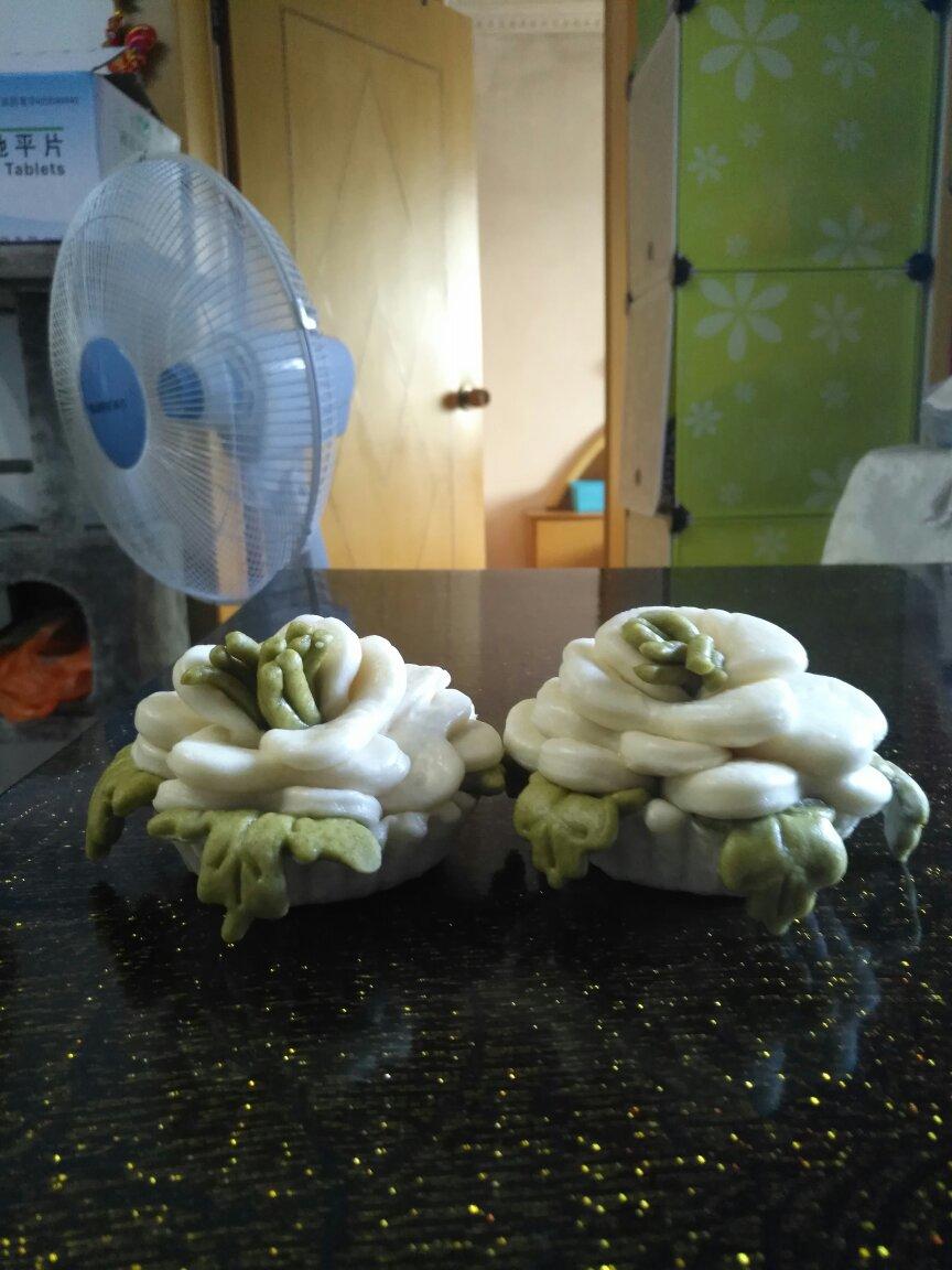 简单花样馒头（二）——牡丹花馒头和花盅馒头