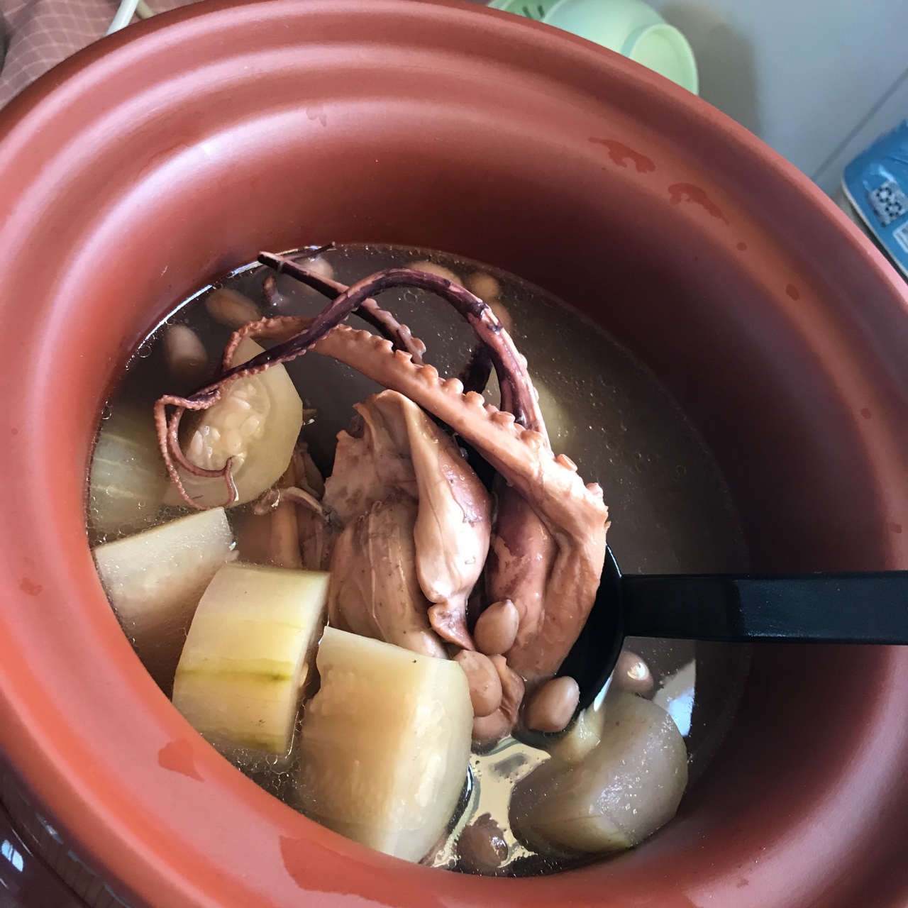 节瓜章鱼汤