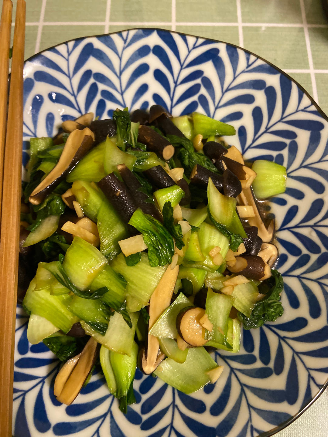 清炒黑皮鸡枞菌