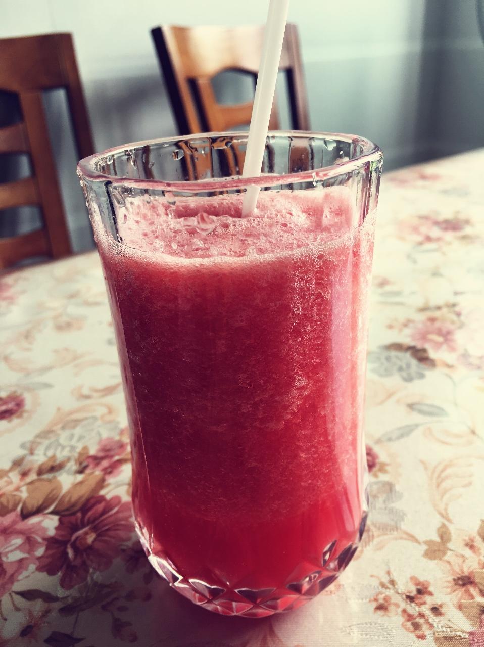 绿色心情1987做的鲜榨西瓜汁