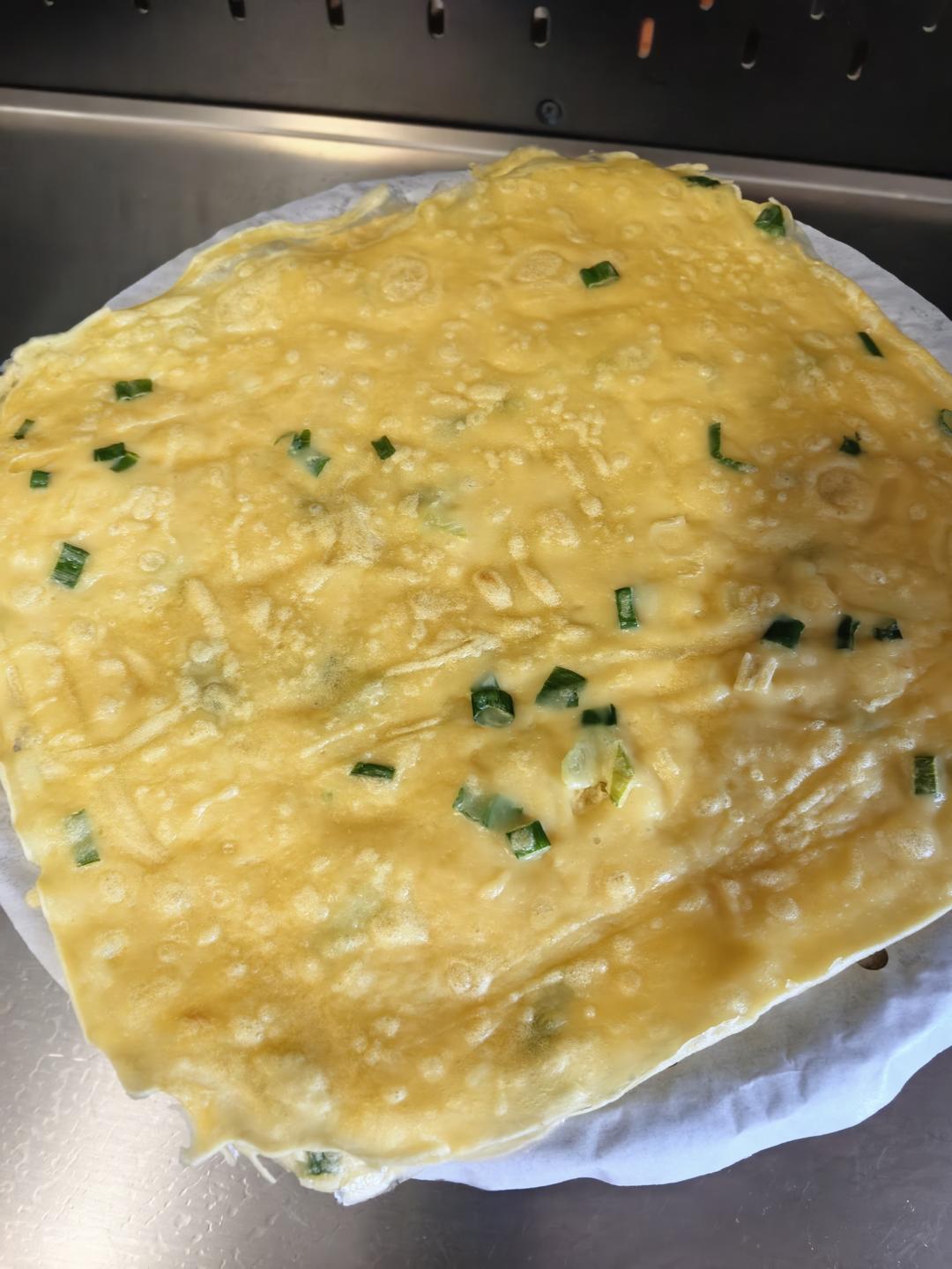 简单快手蔬菜鸡蛋煎饼