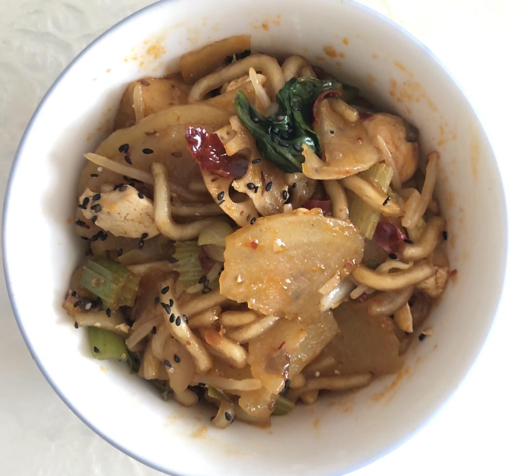 火锅底料炒麻辣香锅