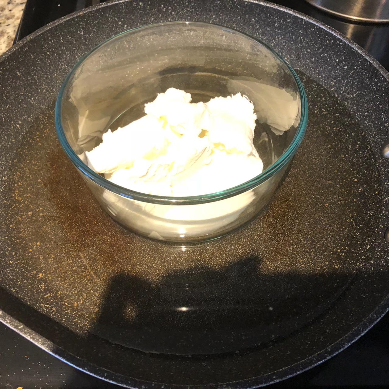 生酮日式舒芙蕾芝士蛋糕 /赤藓糖醇轻乳酪蛋糕 6寸的做法 步骤4
