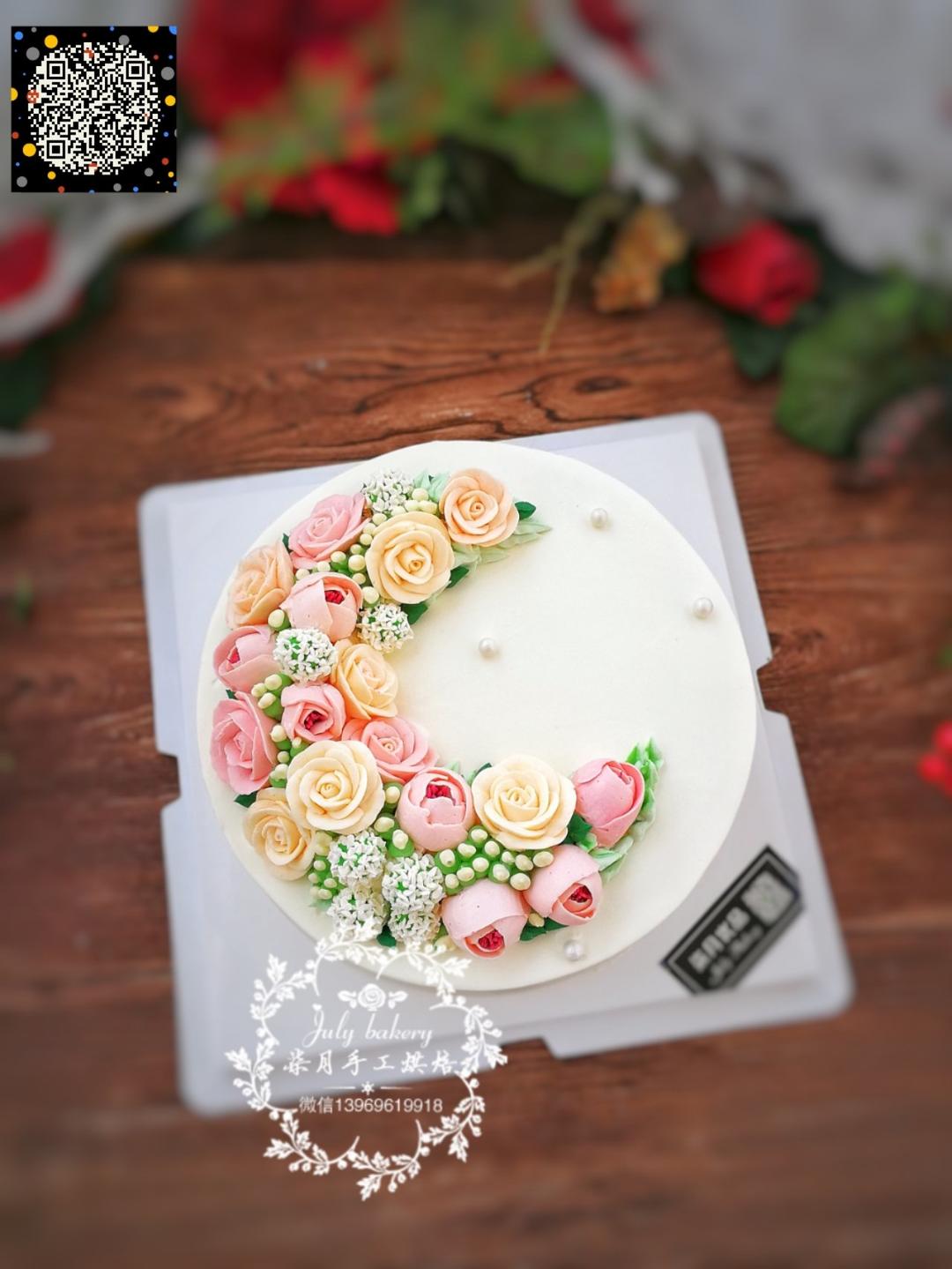 小麦子自创韩式裱花奶酪霜