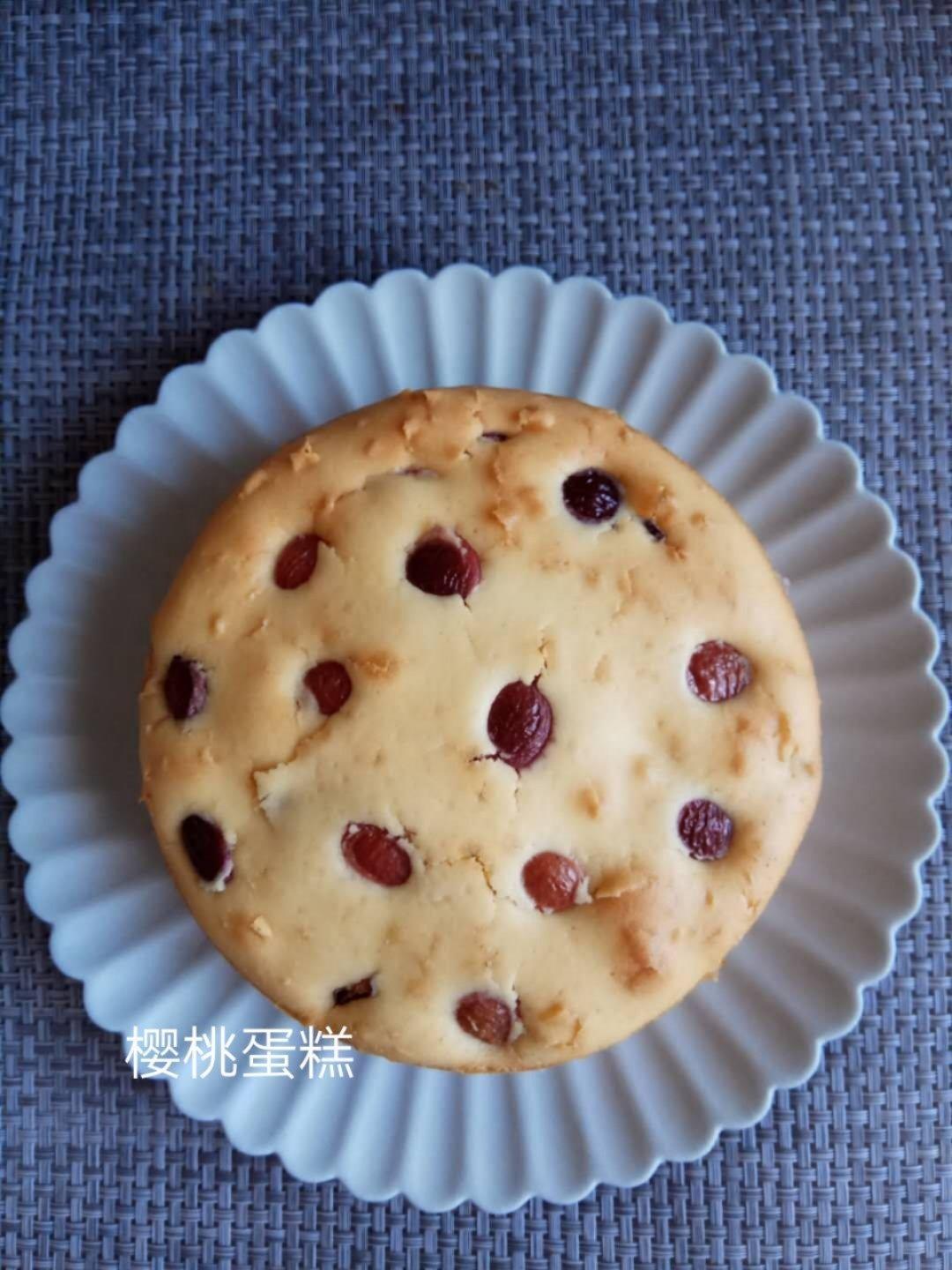 想要热量更低，做起来简单到不行的樱桃蛋糕？