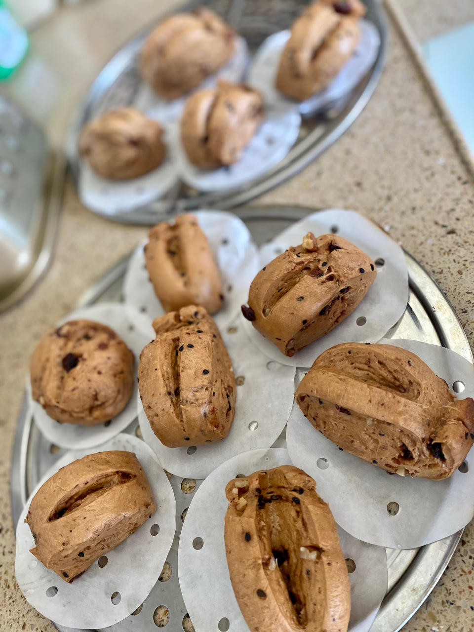 有料的红糖馒头（土豪包）