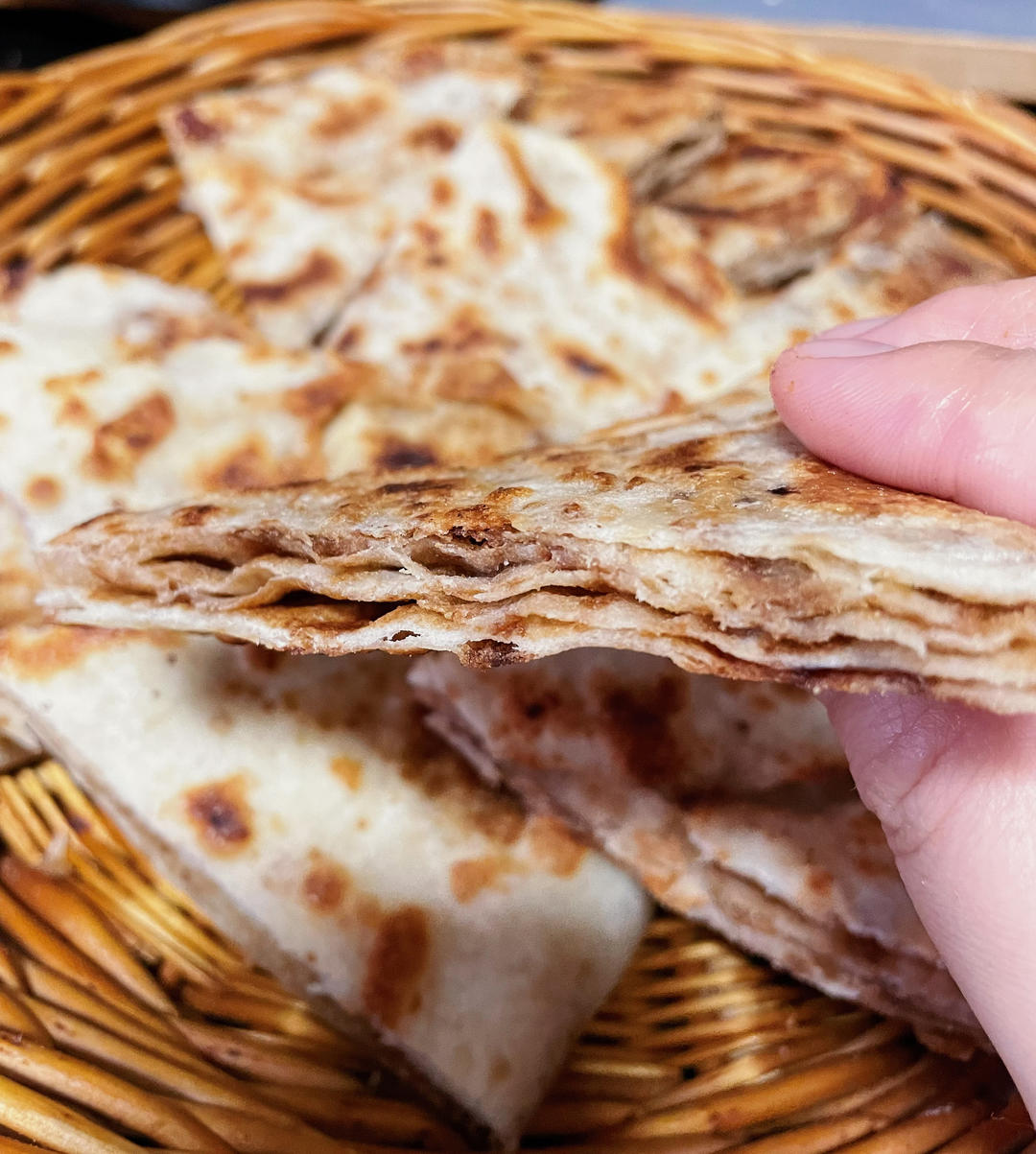 妈妈的麻酱红糖饼(附赠叠饼大法！)