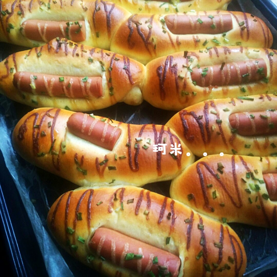 金沙牛奶小餐包