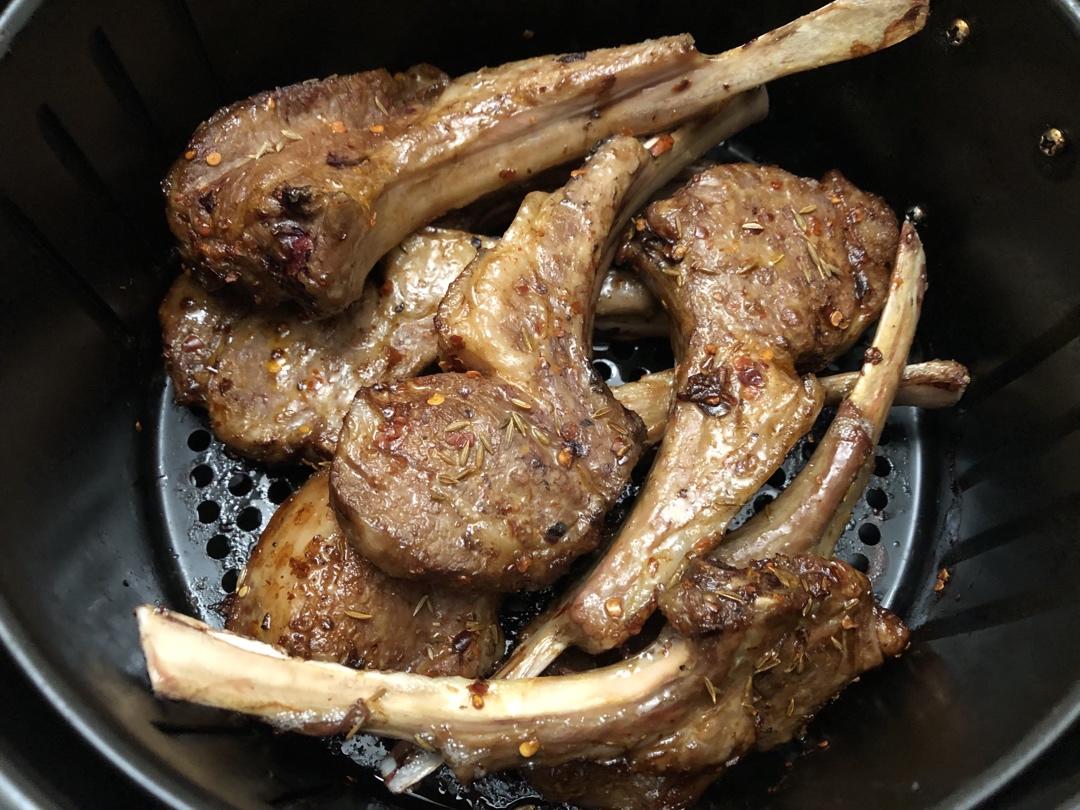 超简单 空气炸锅烤羊排