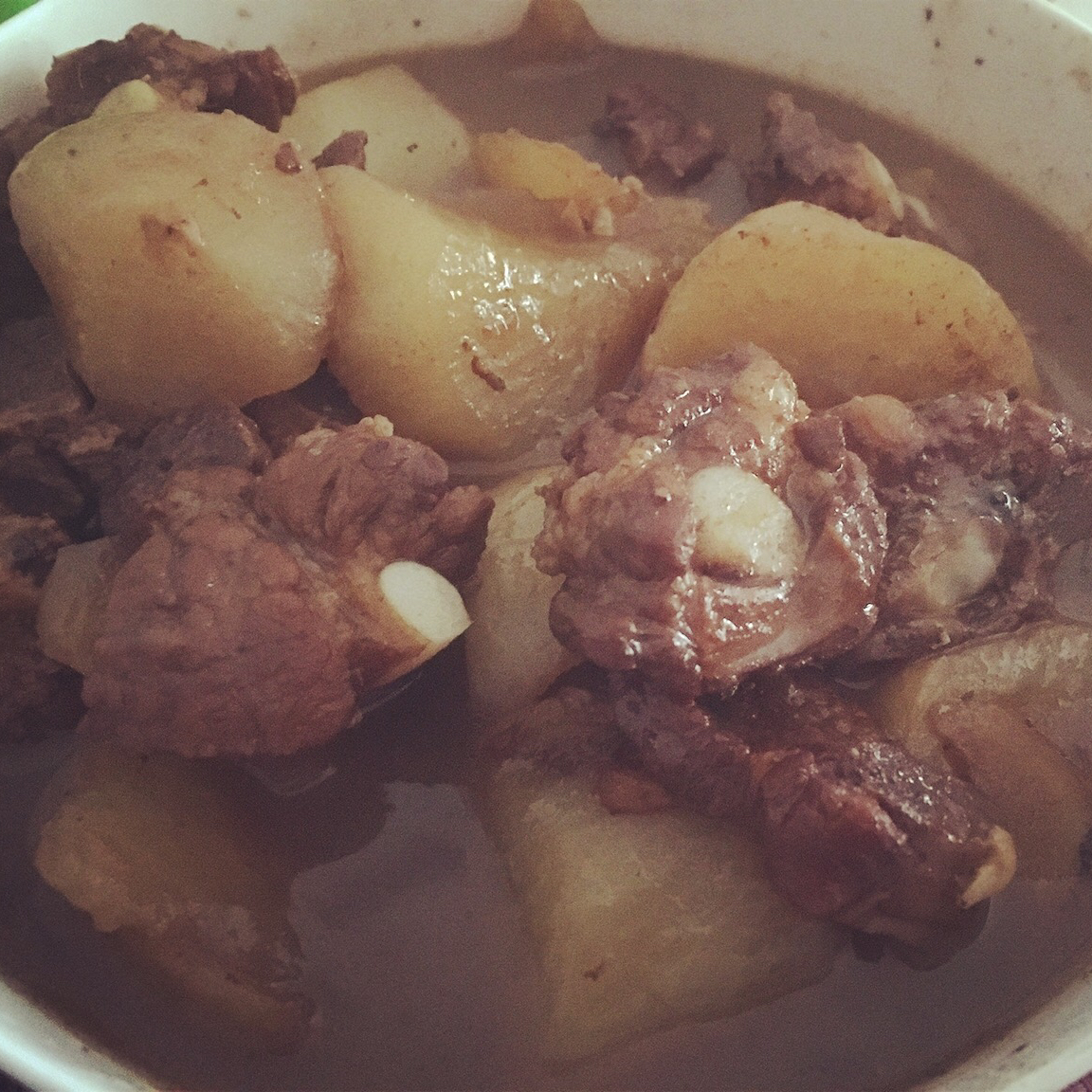 萝卜烧肉