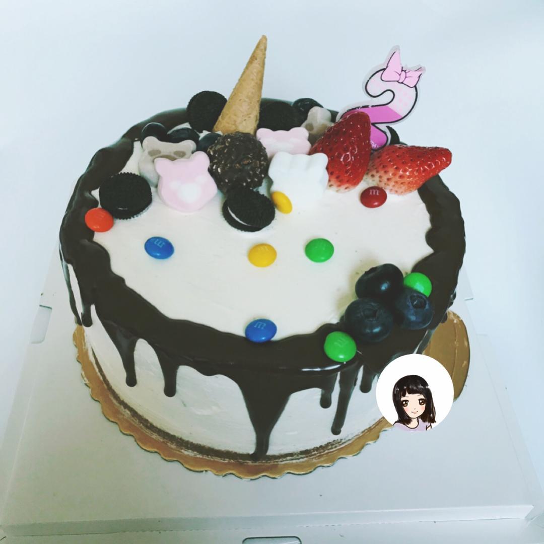 安安生日蛋糕之淋面蛋糕