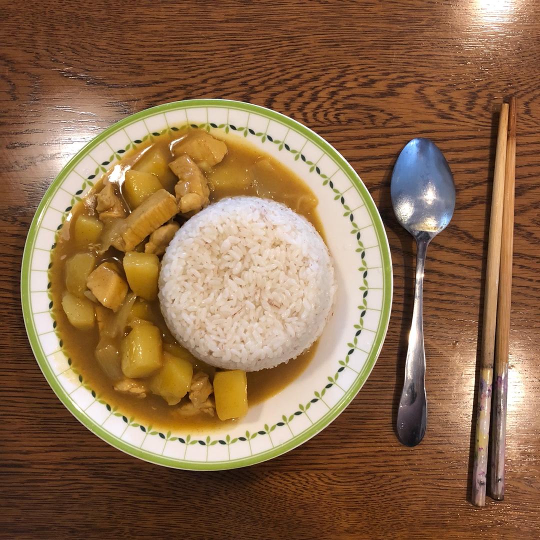 咖喱土豆鸡块